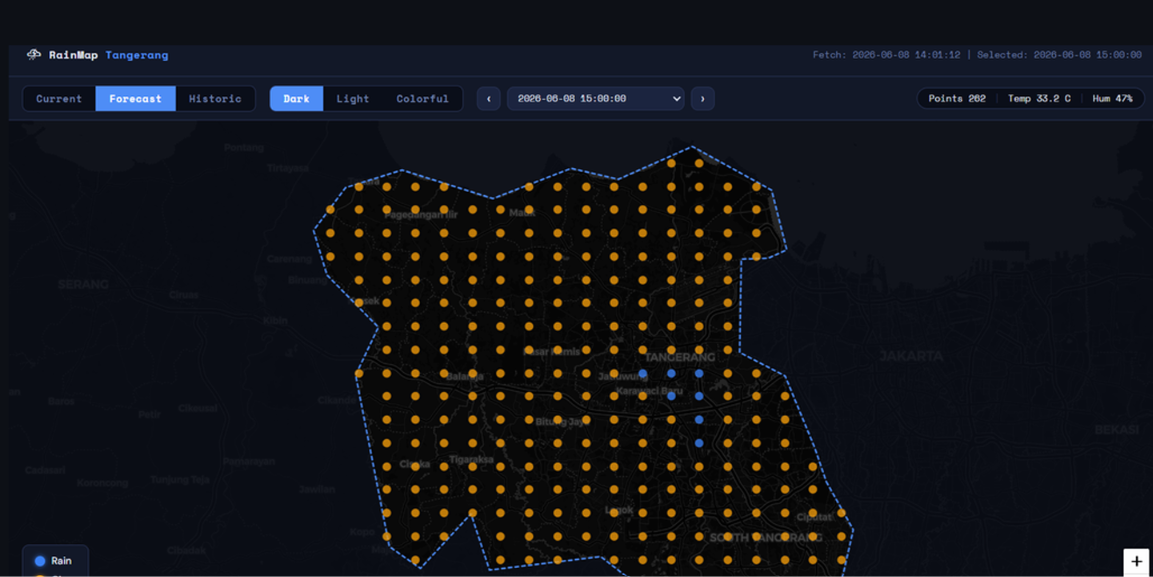 TangerangCast Weather Dashboard